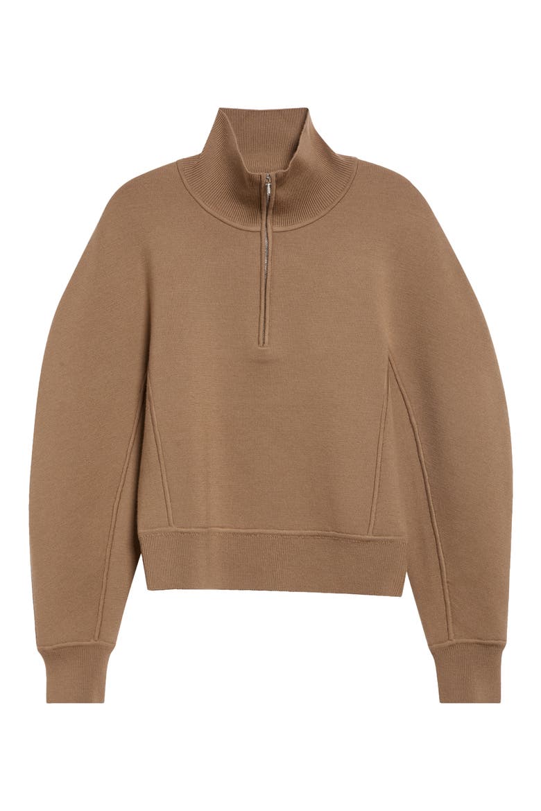 Vale Half Zip Sweater, Main, color, SAND