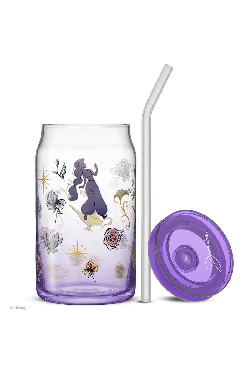 JoyJolt Princess Pastel Set of 4 Tumbler Glasses, Alternate, color, Multi