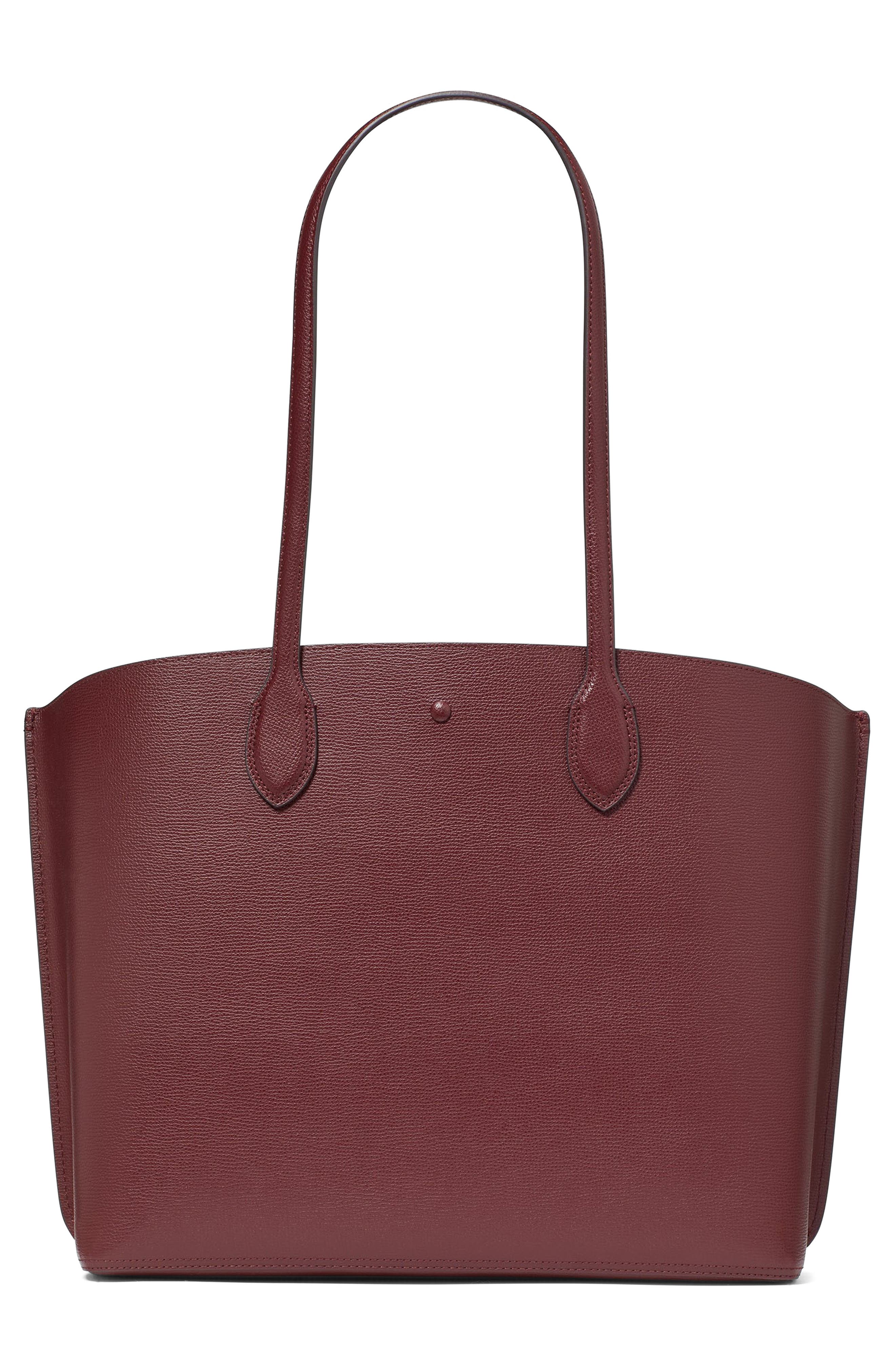 suite leather tote, Alternate, color, CORDOVAN MULTI