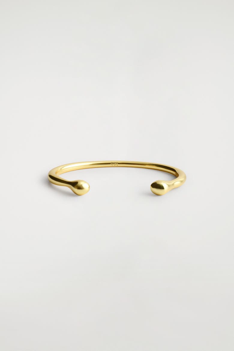 Teardrop Cuff, Main, color, GOLD