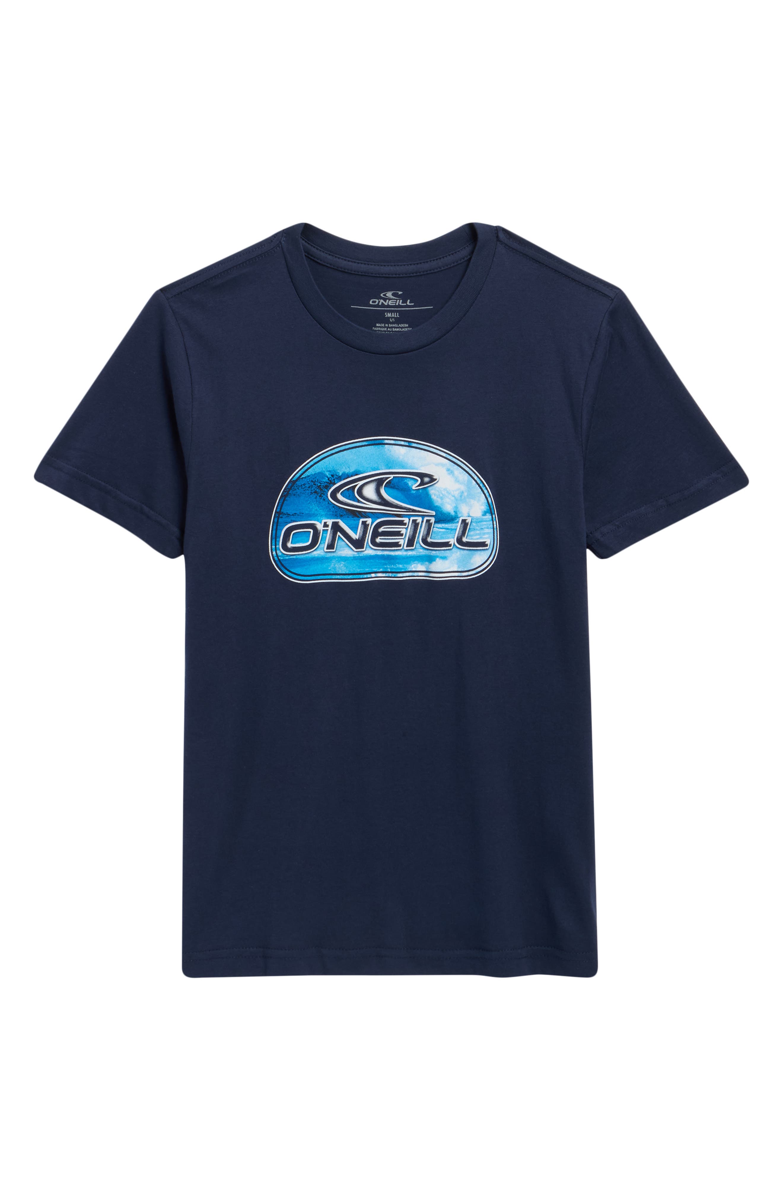 O'neill Kids'  Reef Break Cotton Graphic T-shirt In Blue