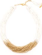 Deepa Gurnani Loretta Beaded Layered Necklace