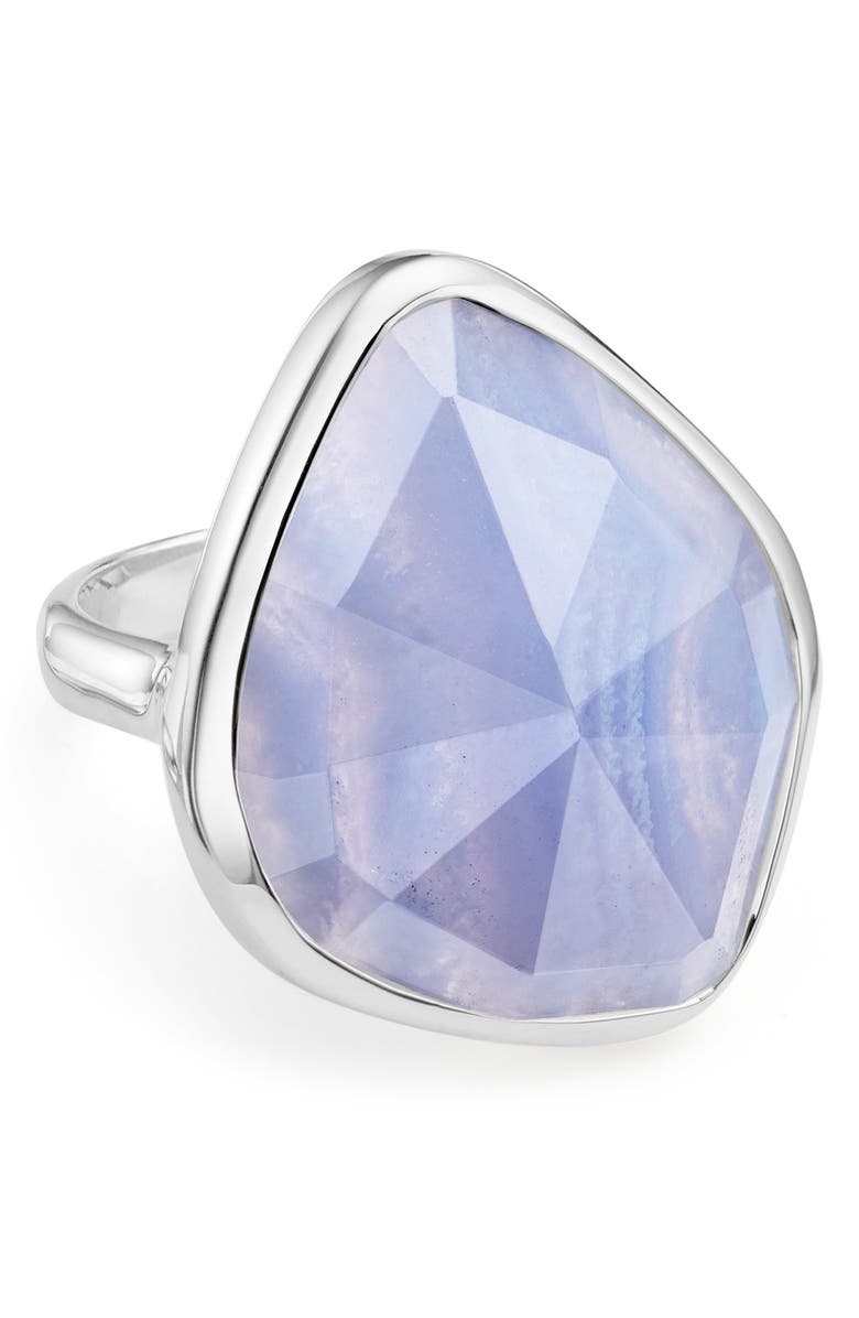 Monica Vinader Siren Nugget Semiprecious Stone Cocktail Ring, Main, color, 