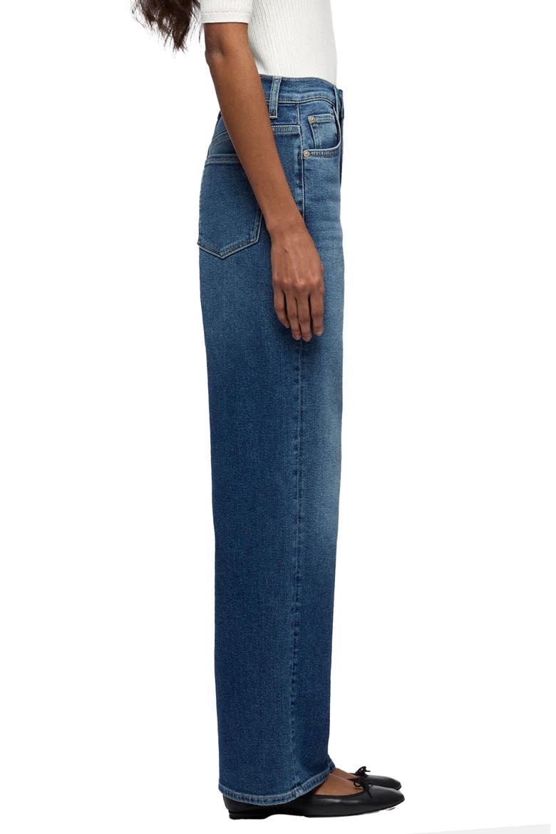 Stovepipe High Waist Straight Leg Jeans, Alternate, color, TIDE BREAK