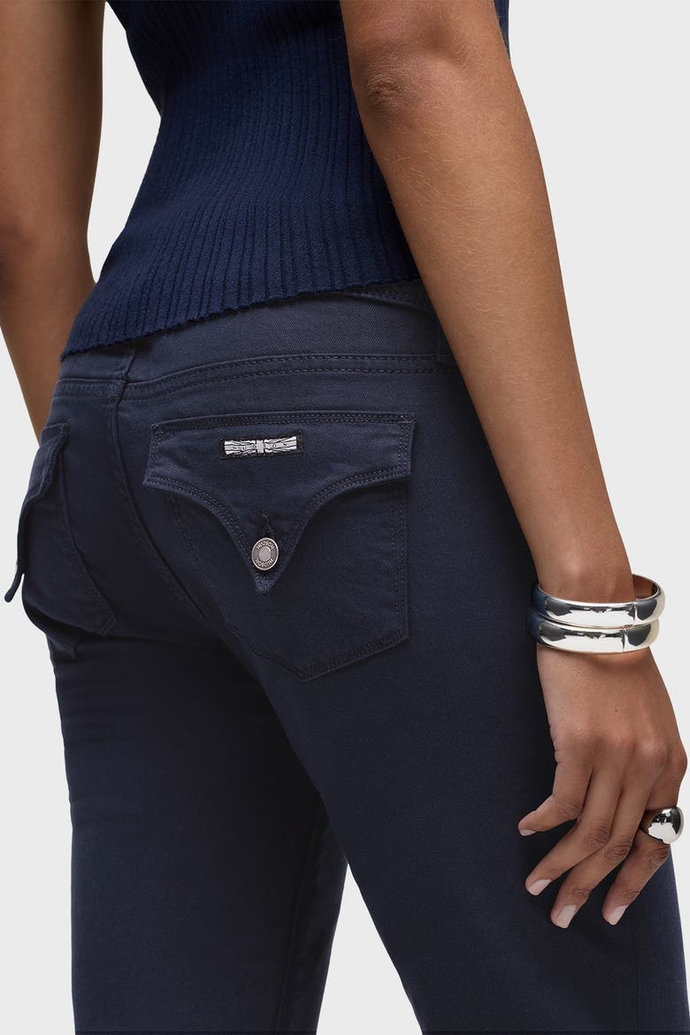 Beth Flap Pocket Baby Bootcut, Alternate, color, NAVY BLAZER