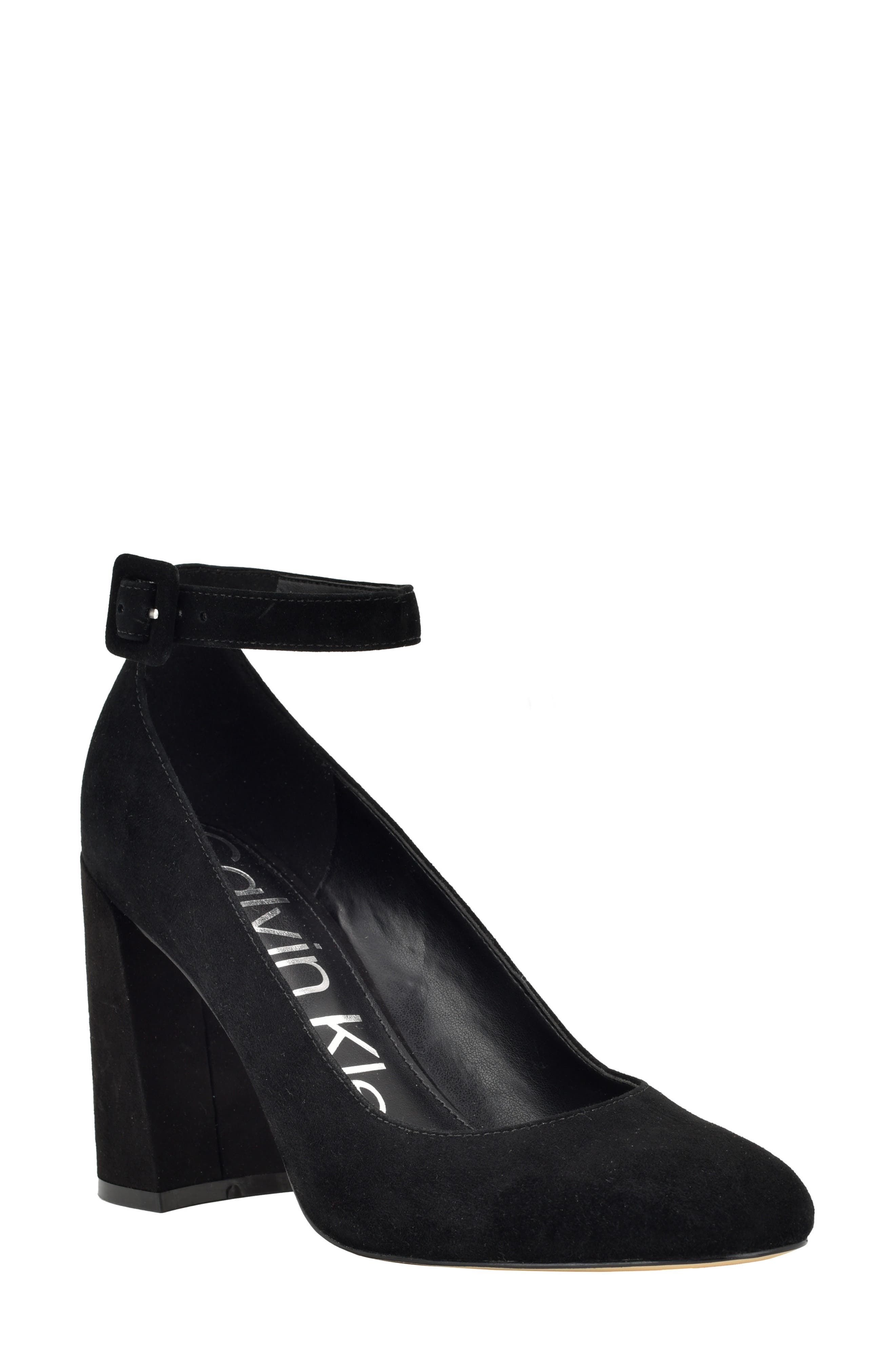 Calvin Klein Fionna Ankle Strap Pump, Main, color, 