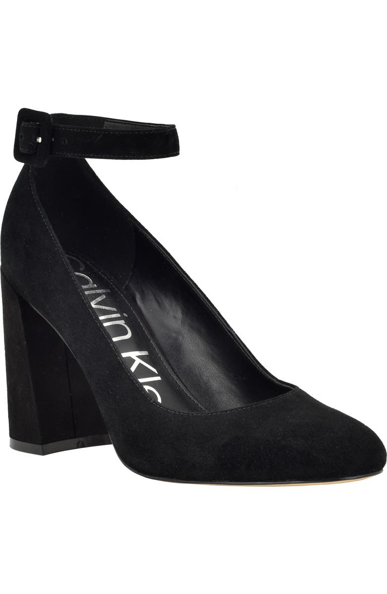 Calvin Klein Fionna Ankle Strap Pump, Main, color,