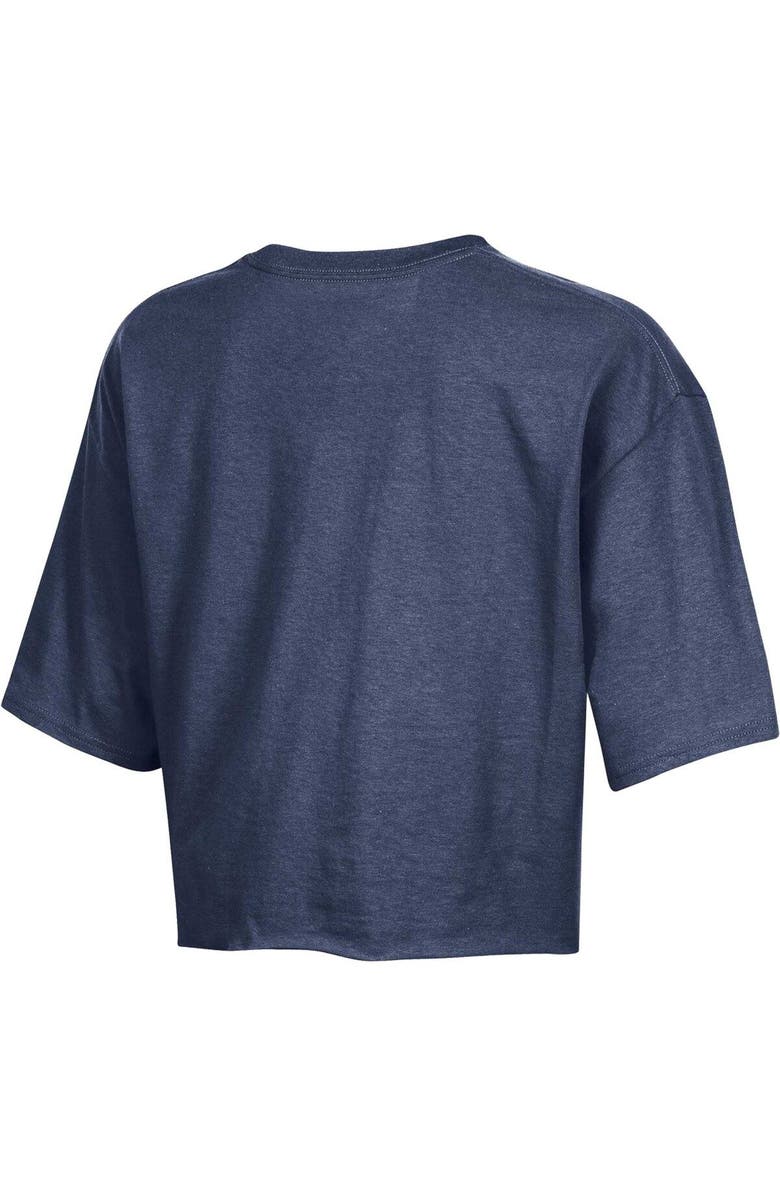 Champion Women's Champion Heather Navy Penn State Nittany Lions Boyfriend Cropped T-Shirt, Alternate, color, Heather Navy