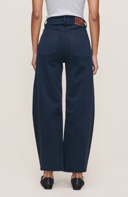 Dl1961 Miro High Waist Ankle Barrel Twill Pants In Blue