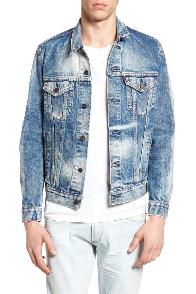 Levi's® Denim Trucker Jacket, Main, color, MEDIUM BLUE