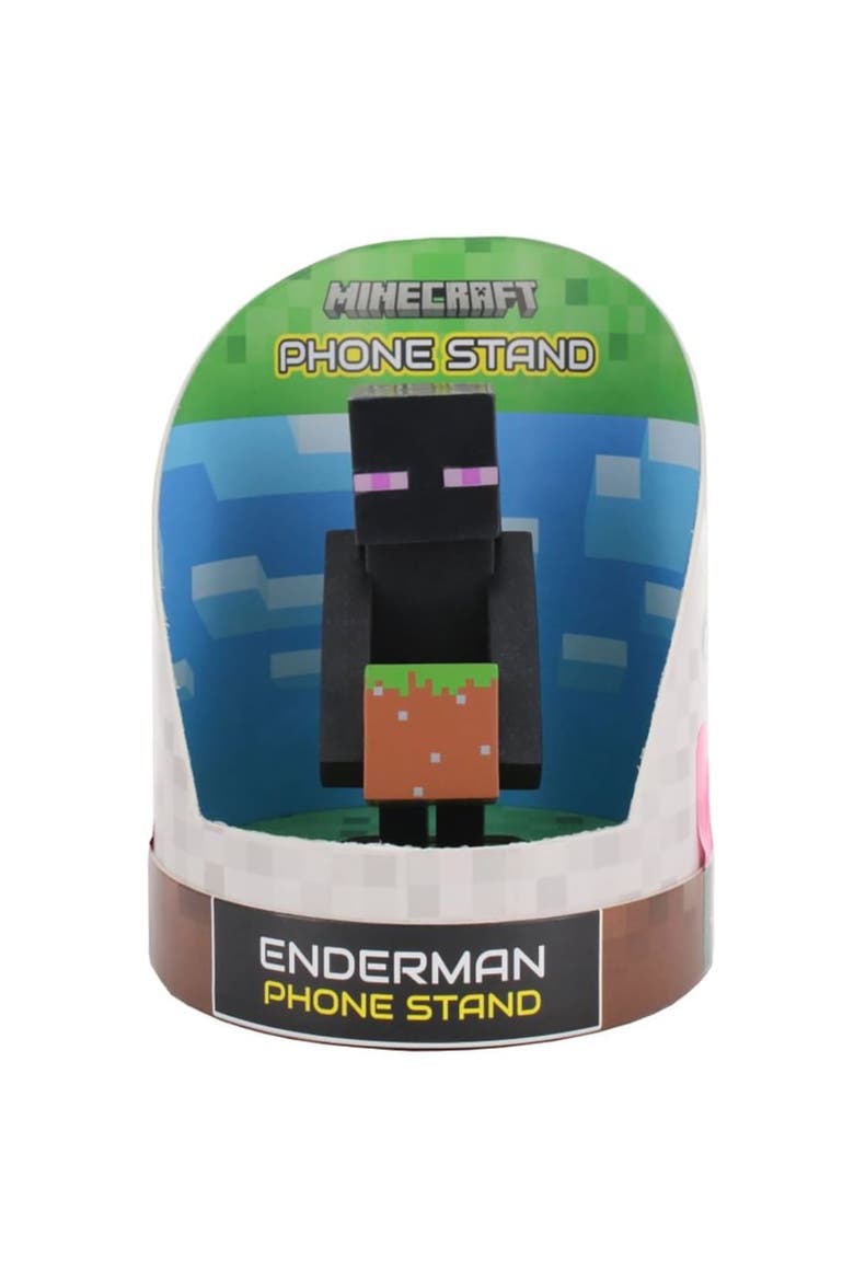Minecraft 4 Inch Enderman Cable Guys Earbud and Phone Holder, Alternate, color, Multicolored