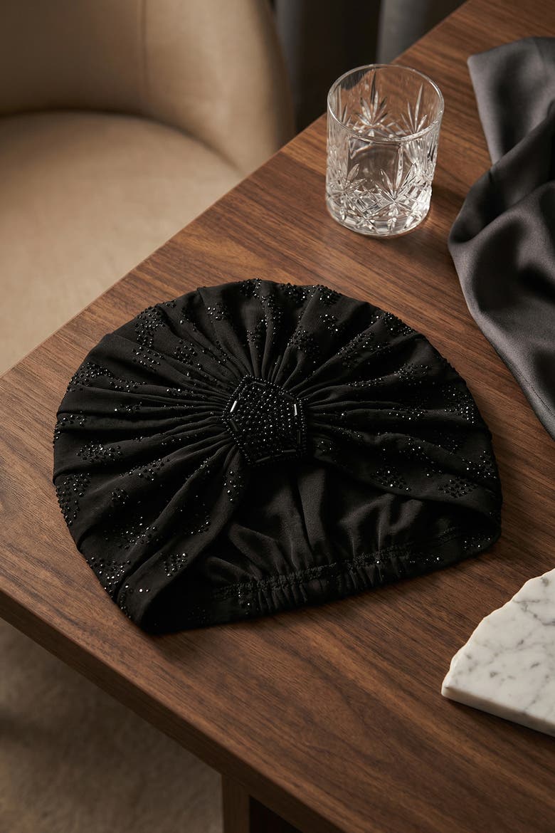 Black Head-wrap, Alternate, color, Black