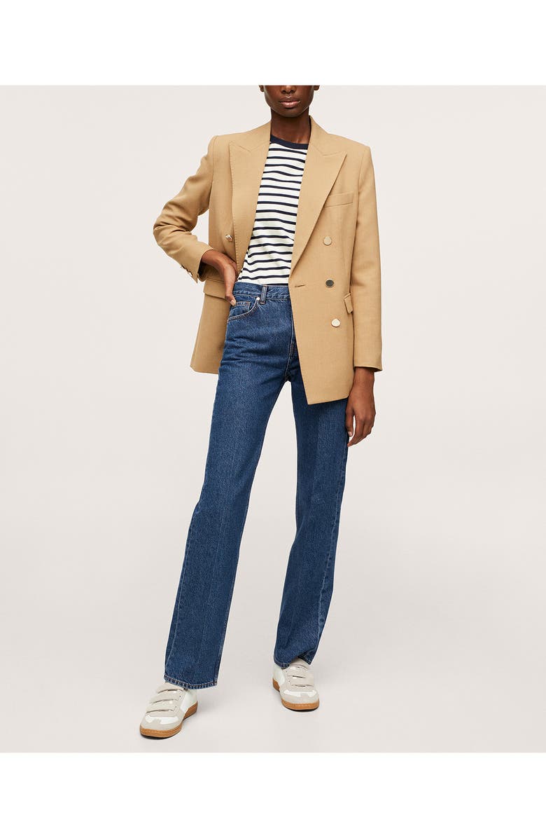 MANGO Straight Leg Jeans, Alternate, color, 