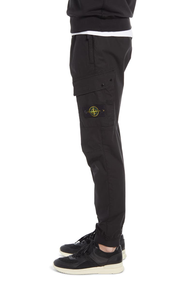 Stone Island Stretch Cotton Cargo Joggers, Alternate, color,