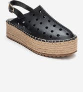 Forever & Always Shoes Fraga Leather Wedge Sandal