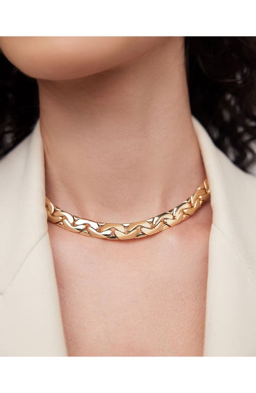 Jennifer Fisher Tribeca Chain Necklace In Yellow Gold