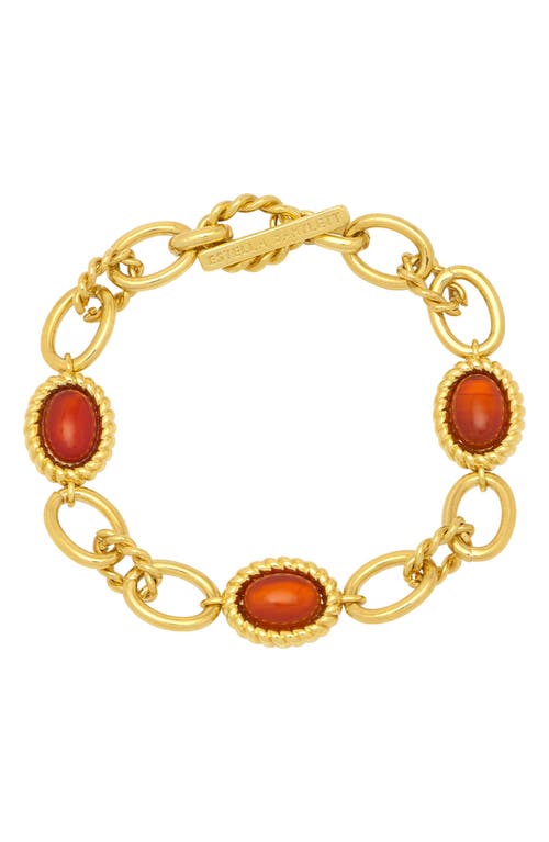 Estella Bartlett Chunky Semiprecious Stone Chain Bracelet
