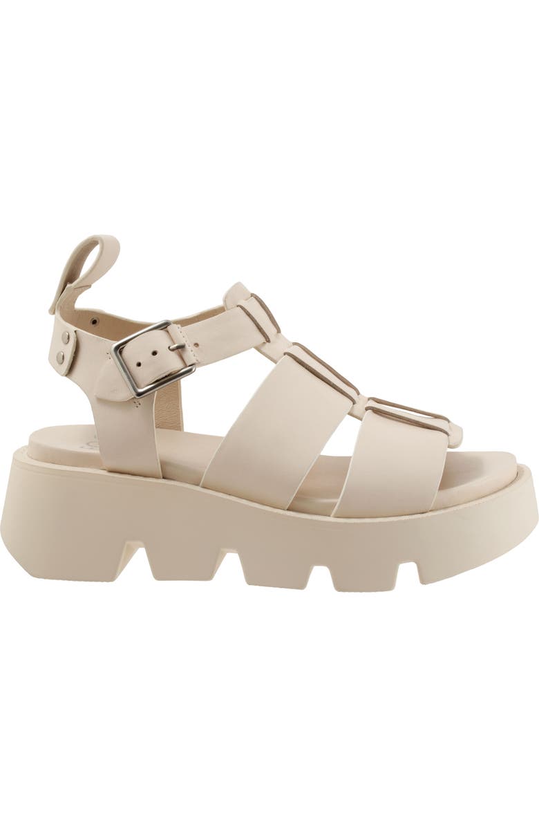 EOS FOOTWEAR Kailan Lug Sole Fisherman Sandal, Alternate, color, Bone