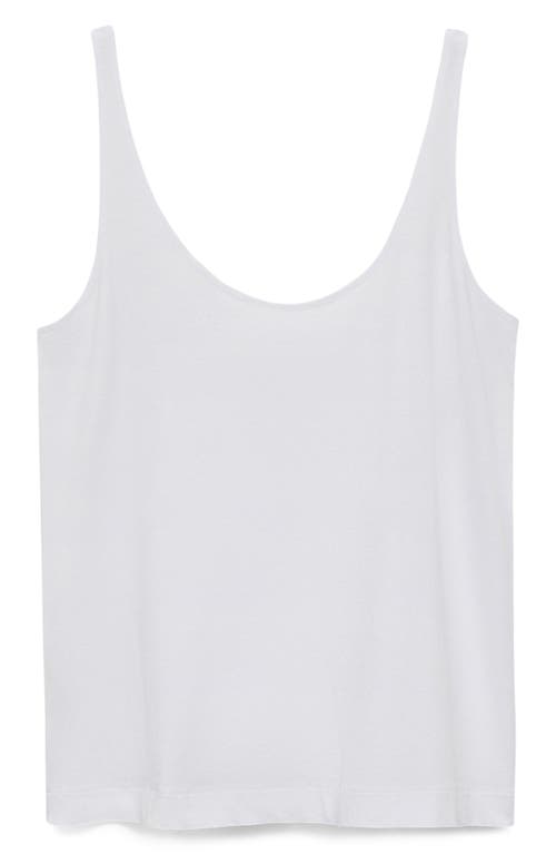 Mango Cotton Lounge Camisole In White