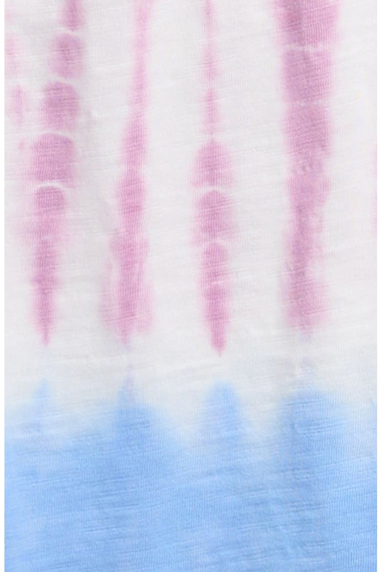 Capri Tie Dye Cotton Blend Dress with Bloomers, Alternate, color, PINK FLOWER TIE DYE
