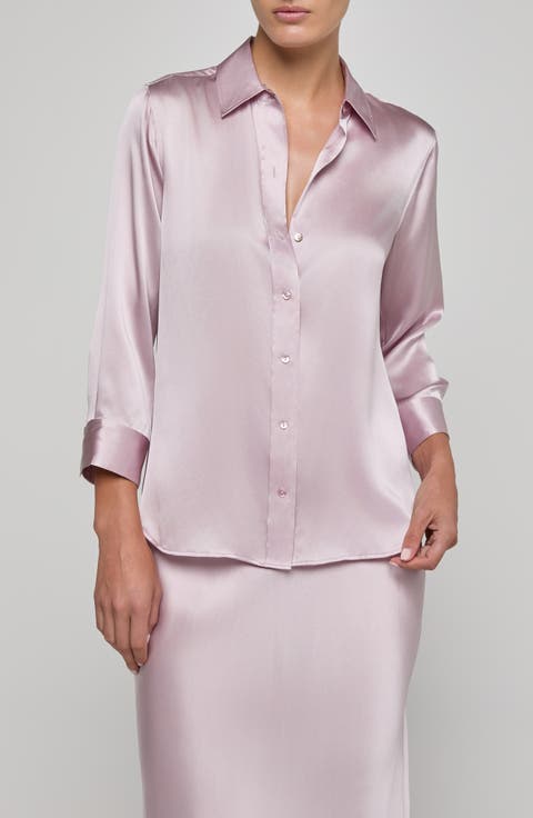 Dani Silk Charmeuse Blouse