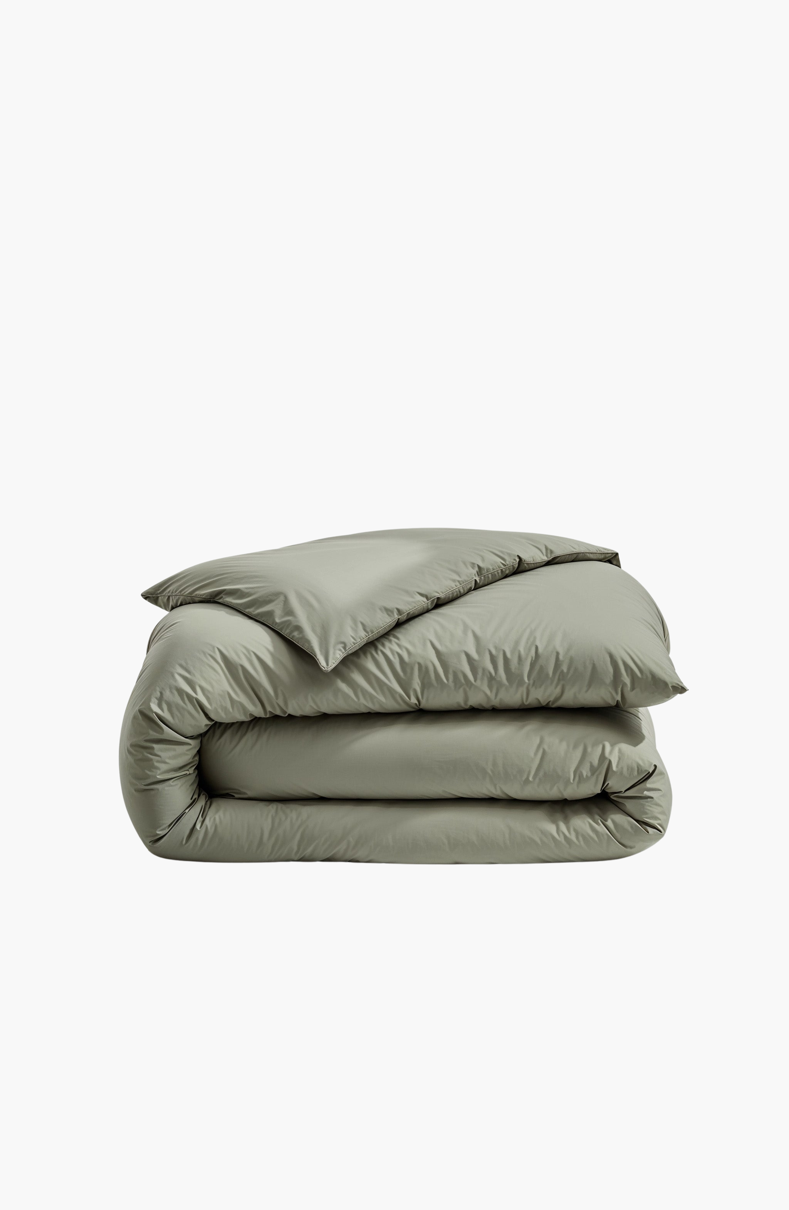 Italic Luxe Australian Sateen Duvet Cover - Moss, King/California King