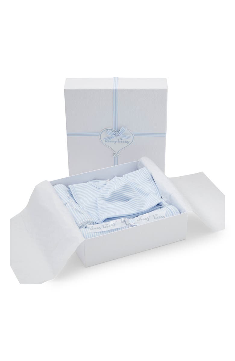 Kissy Kissy Simple Stripes 5-Piece Set, Alternate, color, Light Blue