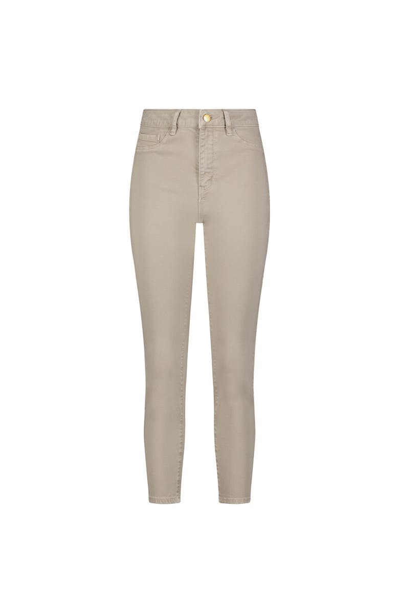 The Noli Shop Nina Cropped Skinny Jean, Alternate, color, Oatmeal