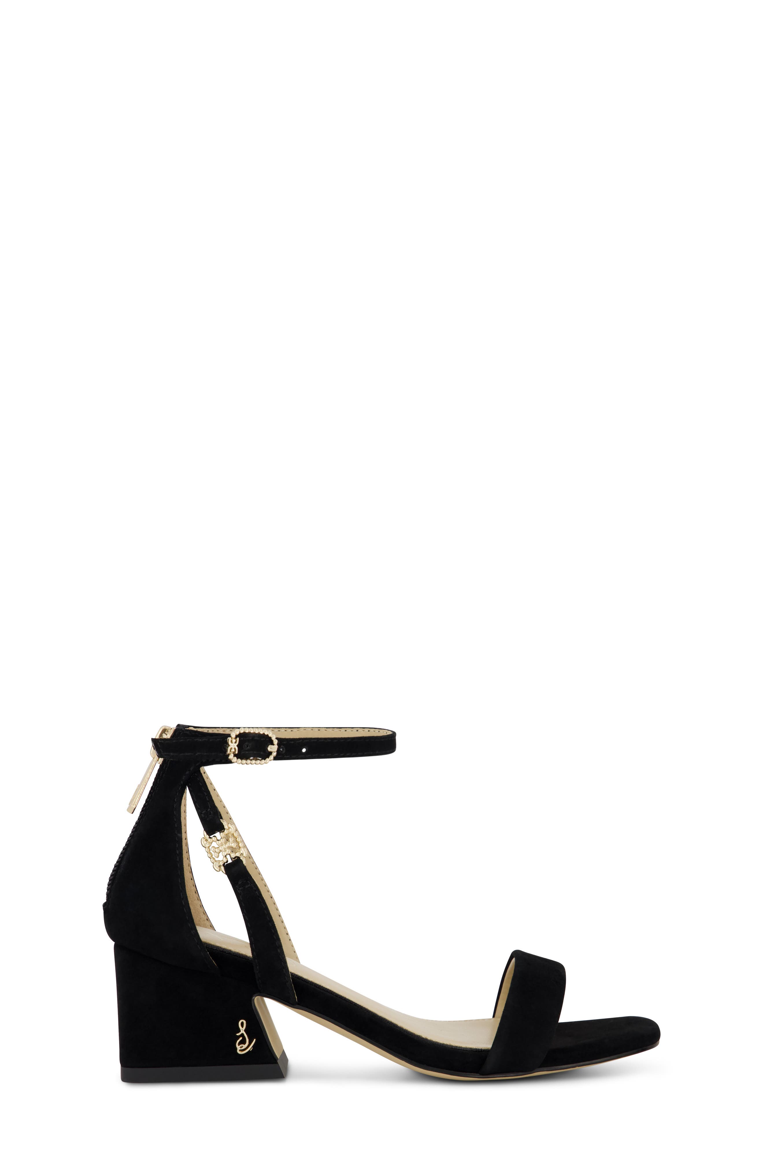 Sam Edelman Kids' Delaney Dezi Ankle Strap Sandal, Alternate, color, Black