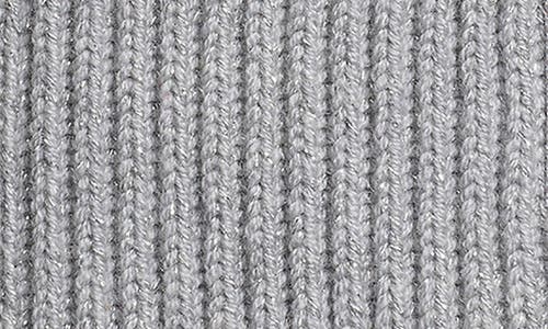 Rag & Bone Blake Metallic Wool Blend Beanie In Gray