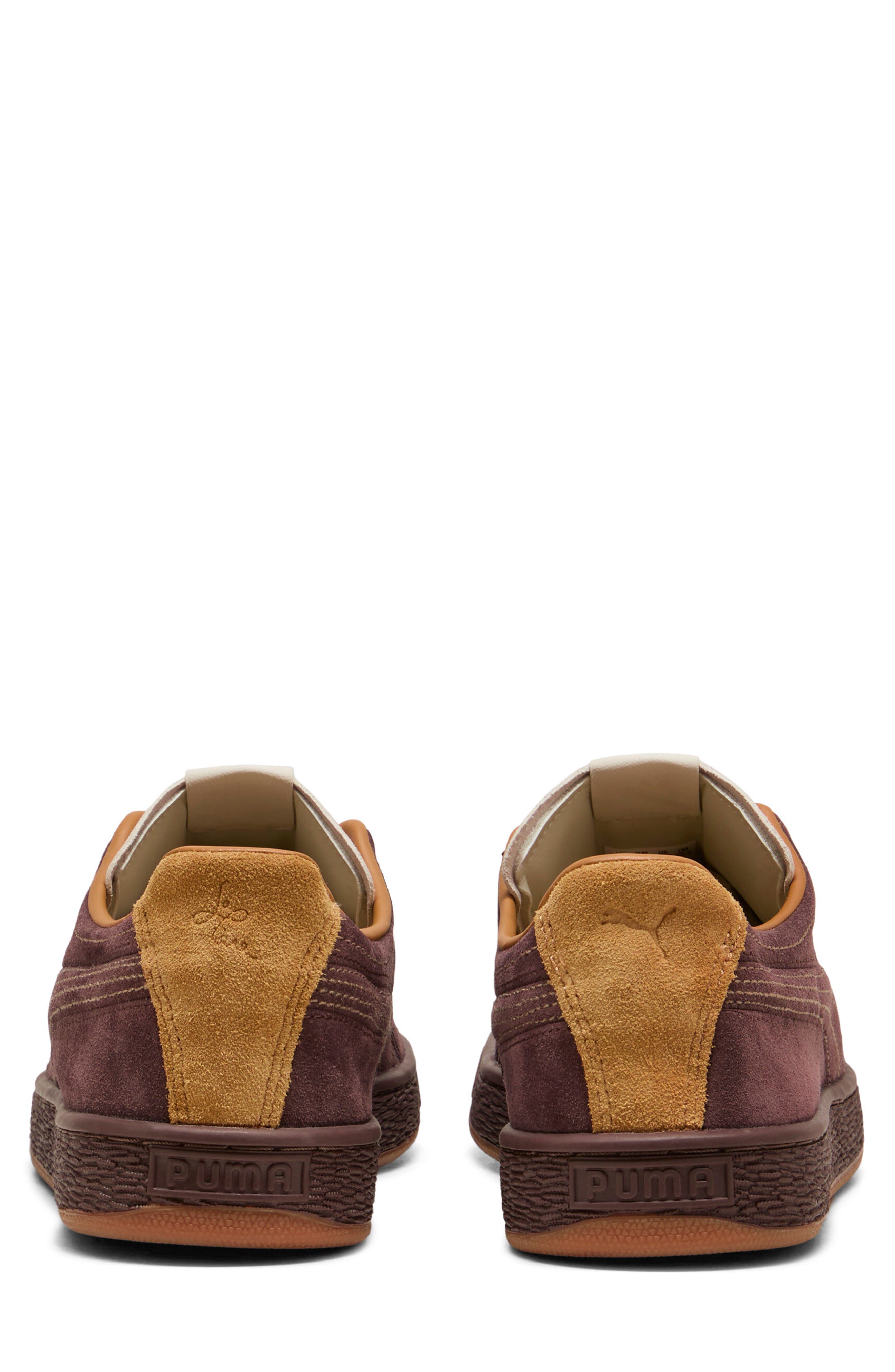 Suede Le Père Sneaker, Alternate, color, CHOCO TART/ ALPINE SNOW