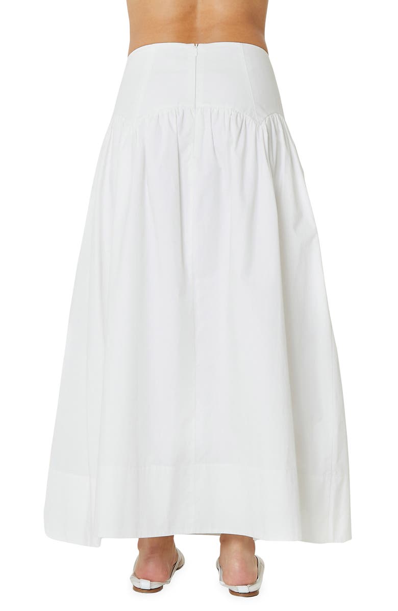 Find Me Now Tamia Rosette Cotton Maxi Skirt, Alternate, color, 