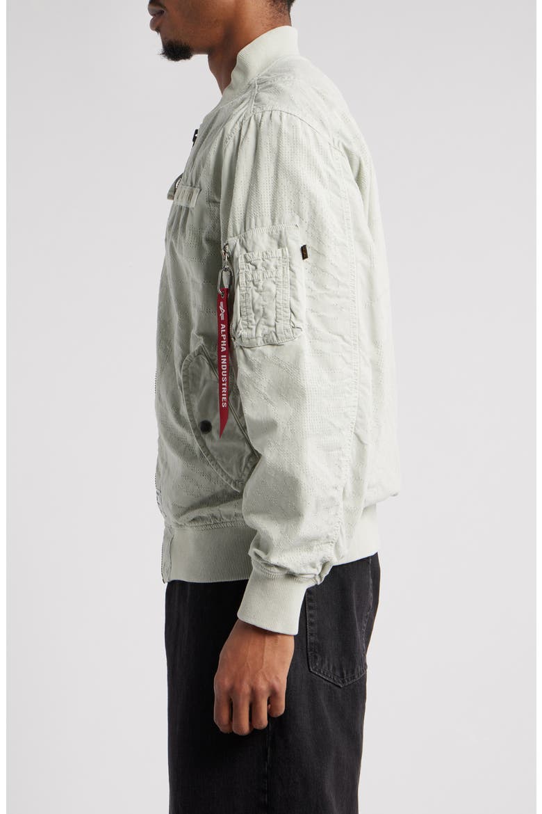 L-2B Dotted Camo Flight Jacket, Alternate, color, LIGHT GRAY