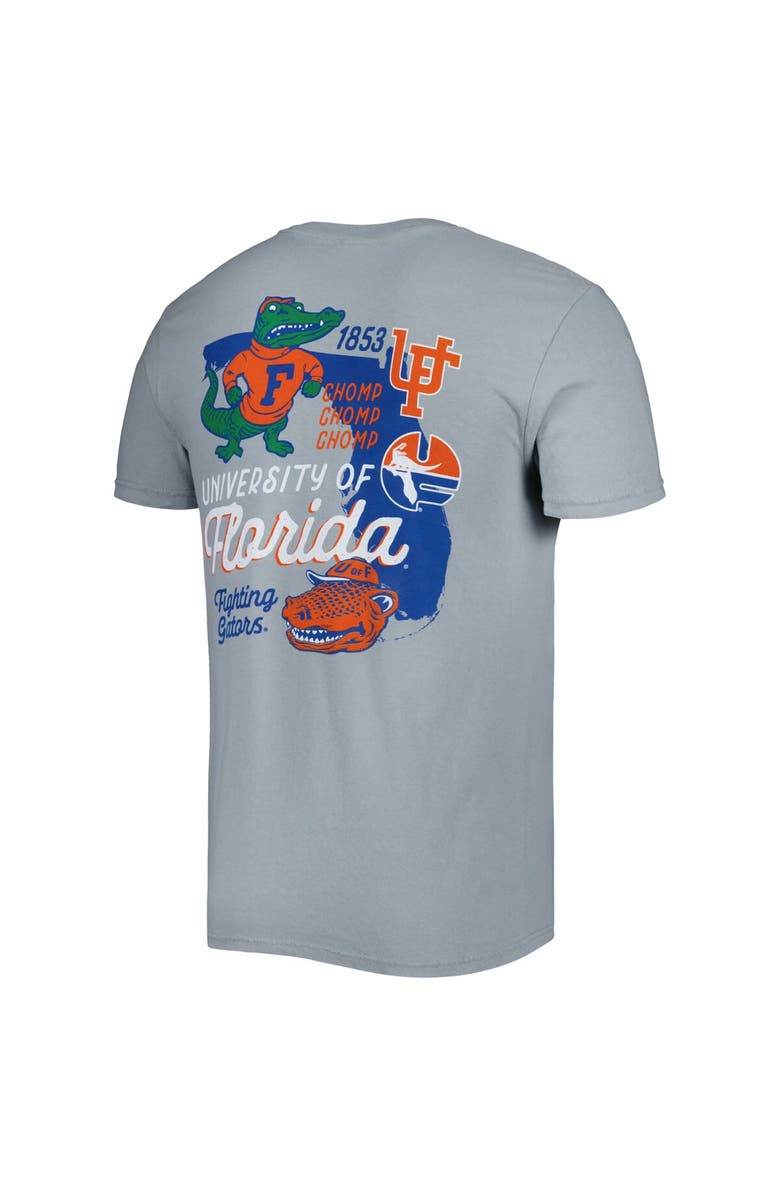 IMAGE ONE Men's Graphite Florida Gators Vault State Comfort T-Shirt, Alternate, color,