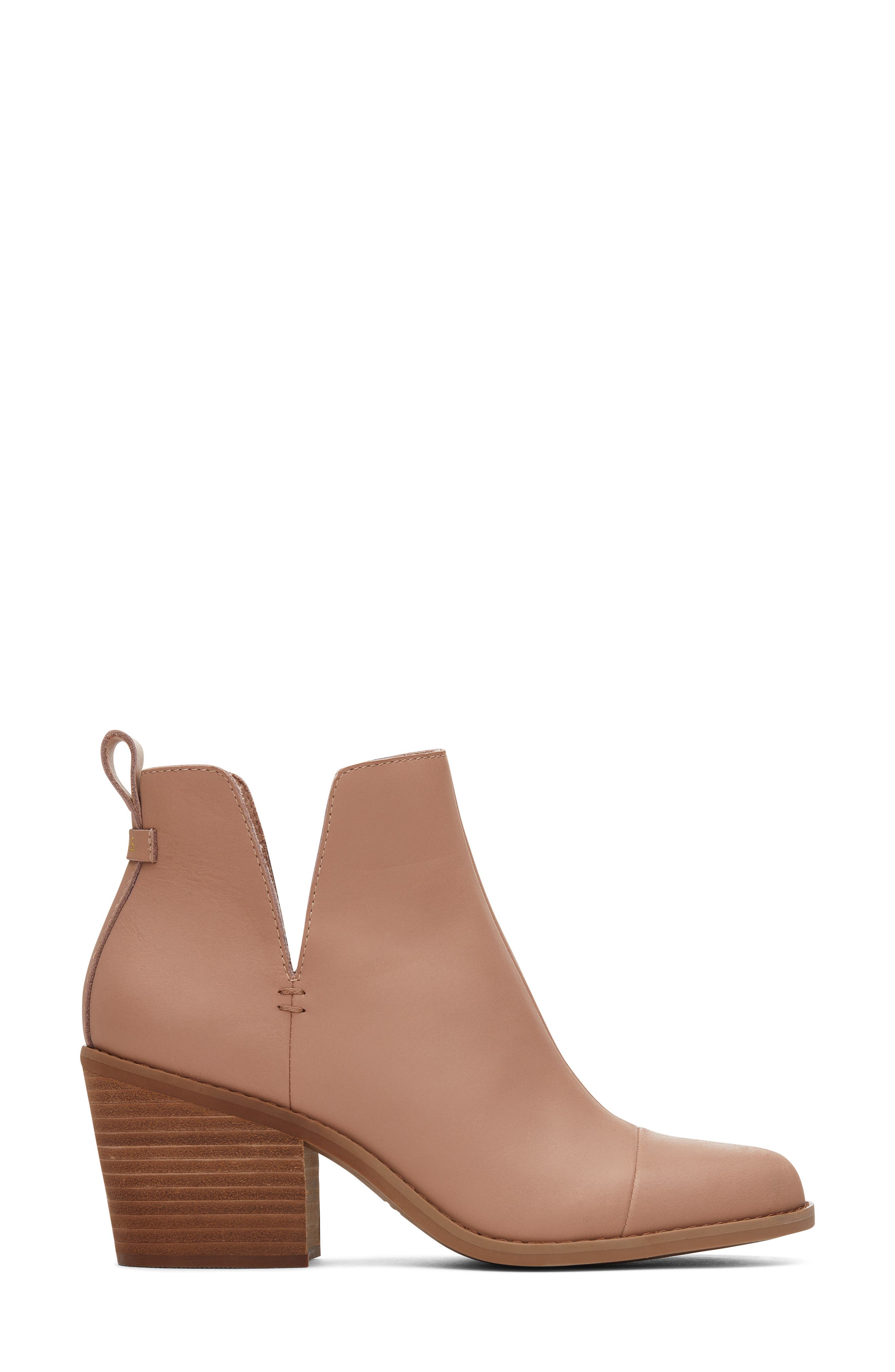 Everly Cutout Boot, Alternate, color, BROWN