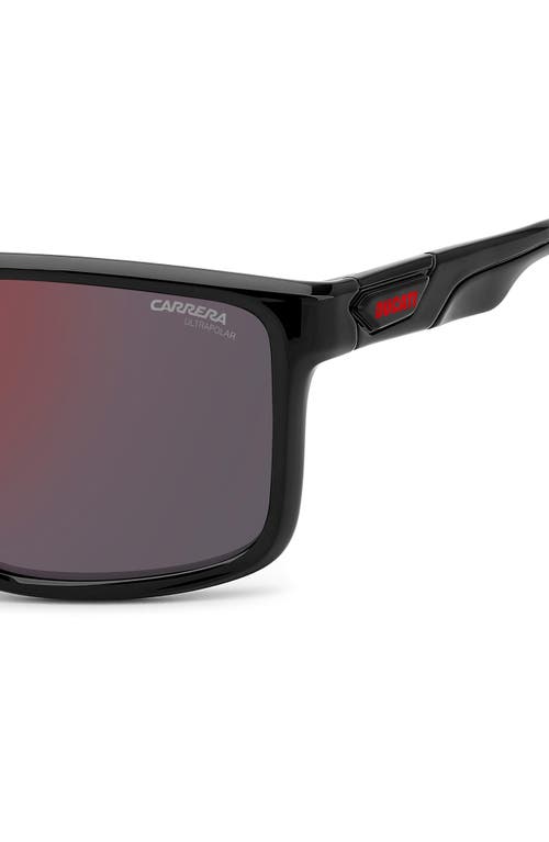 Carrera Eyewear X Ducati Carduc 60mm Polarized Rectangular Sunglasses