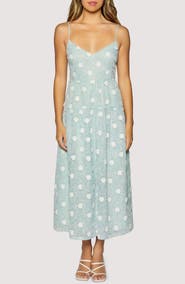 Lost + Wander Eternal Spring Floral Appliqué Maxi Dress