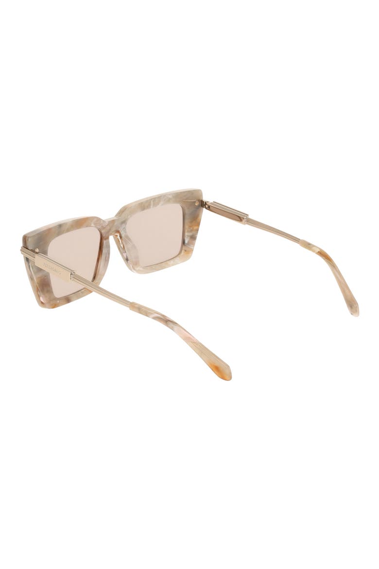 52mm Rectangular Sunglasses, Alternate, color, MARBLE