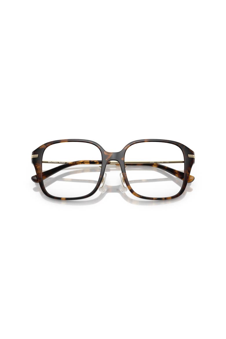 54mm Square optical glasses, Alternate, color, Tortoise