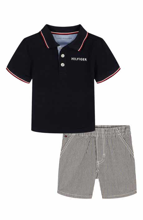Tommy Hilfiger Knit Polo & Shorts Set
