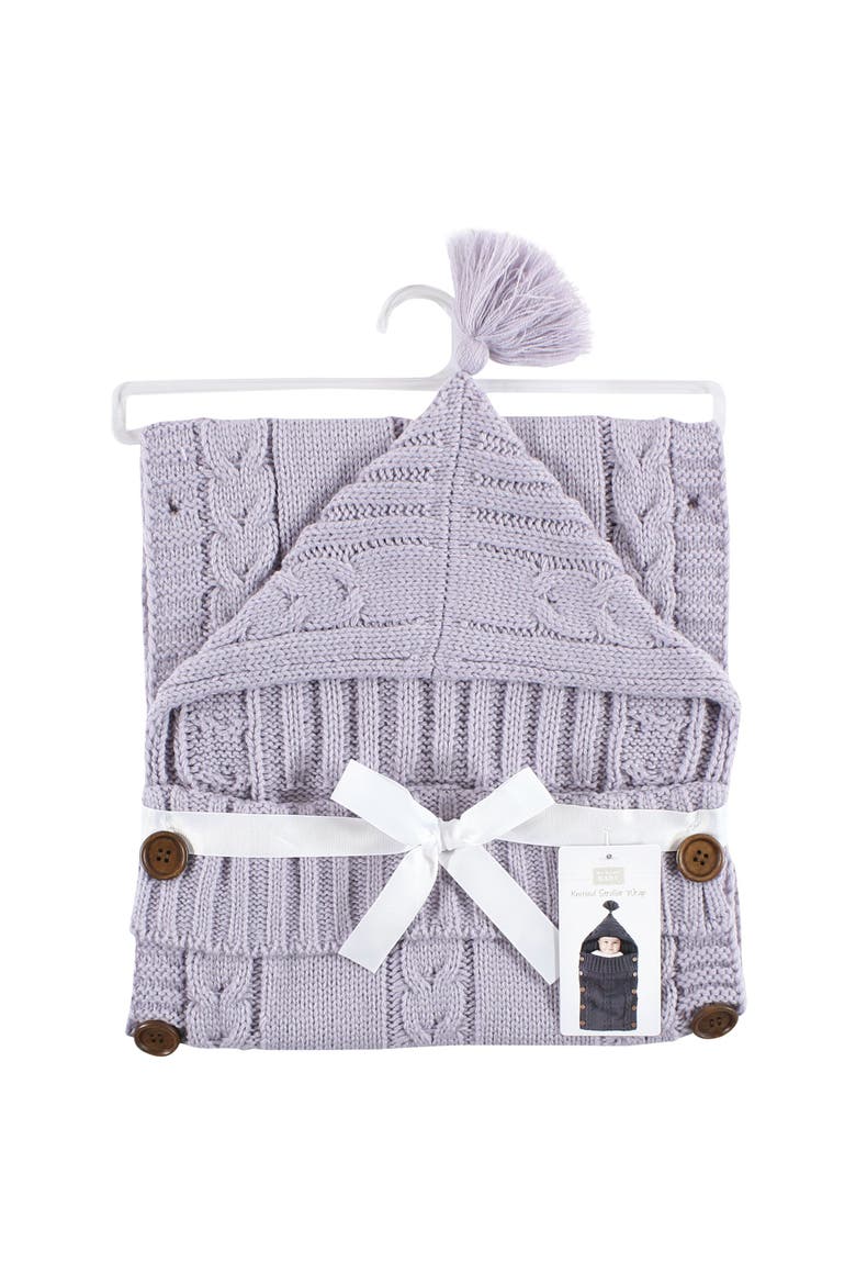 Cozy Knitted Infant Stroller Cocoon, Alternate, color, Lilac