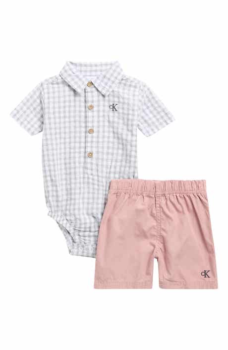 Calvin Klein Polo Bodysuit & Shorts Set
