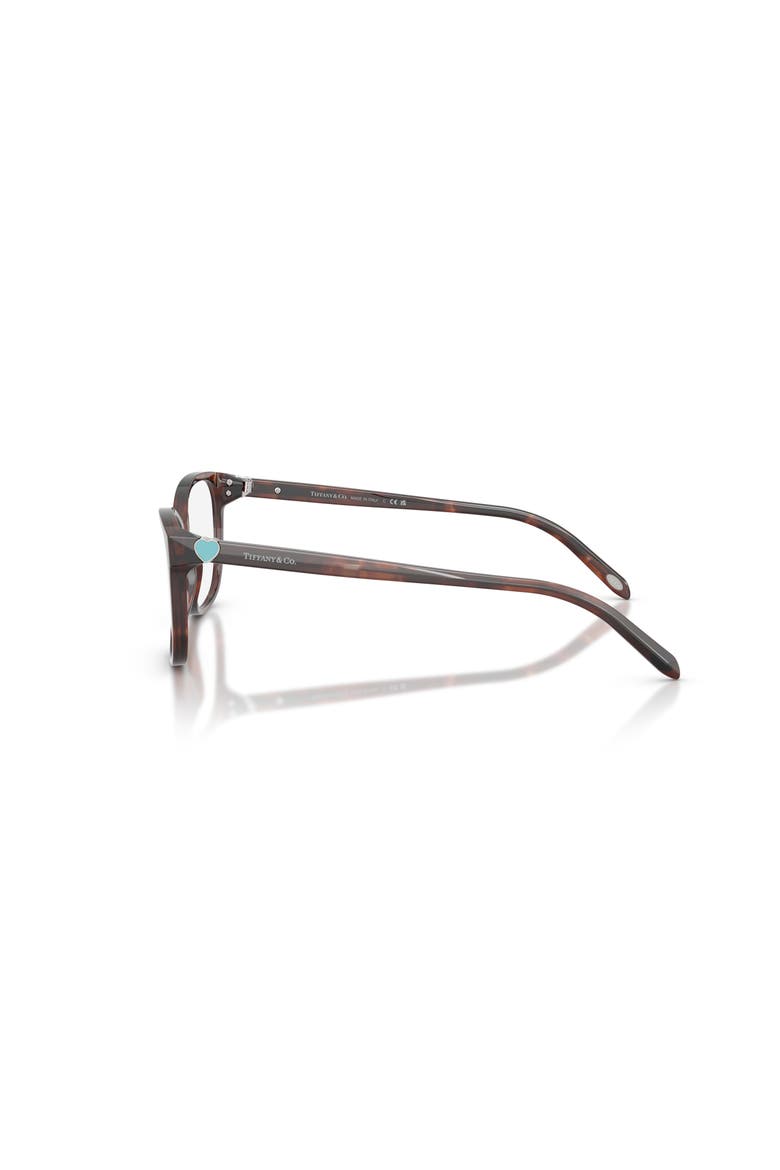 54mm Square optical glasses, Alternate, color, Brown
