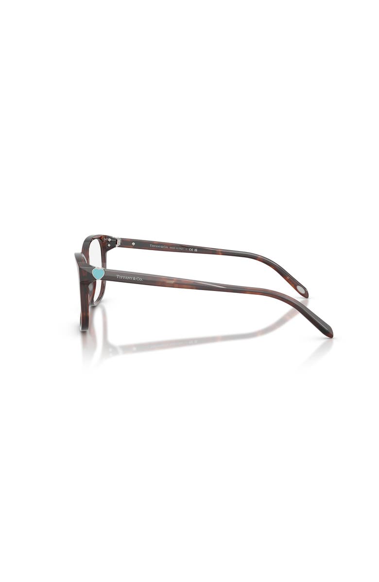 Tiffany & Co. 54mm Square optical glasses, Alternate, color, Brown