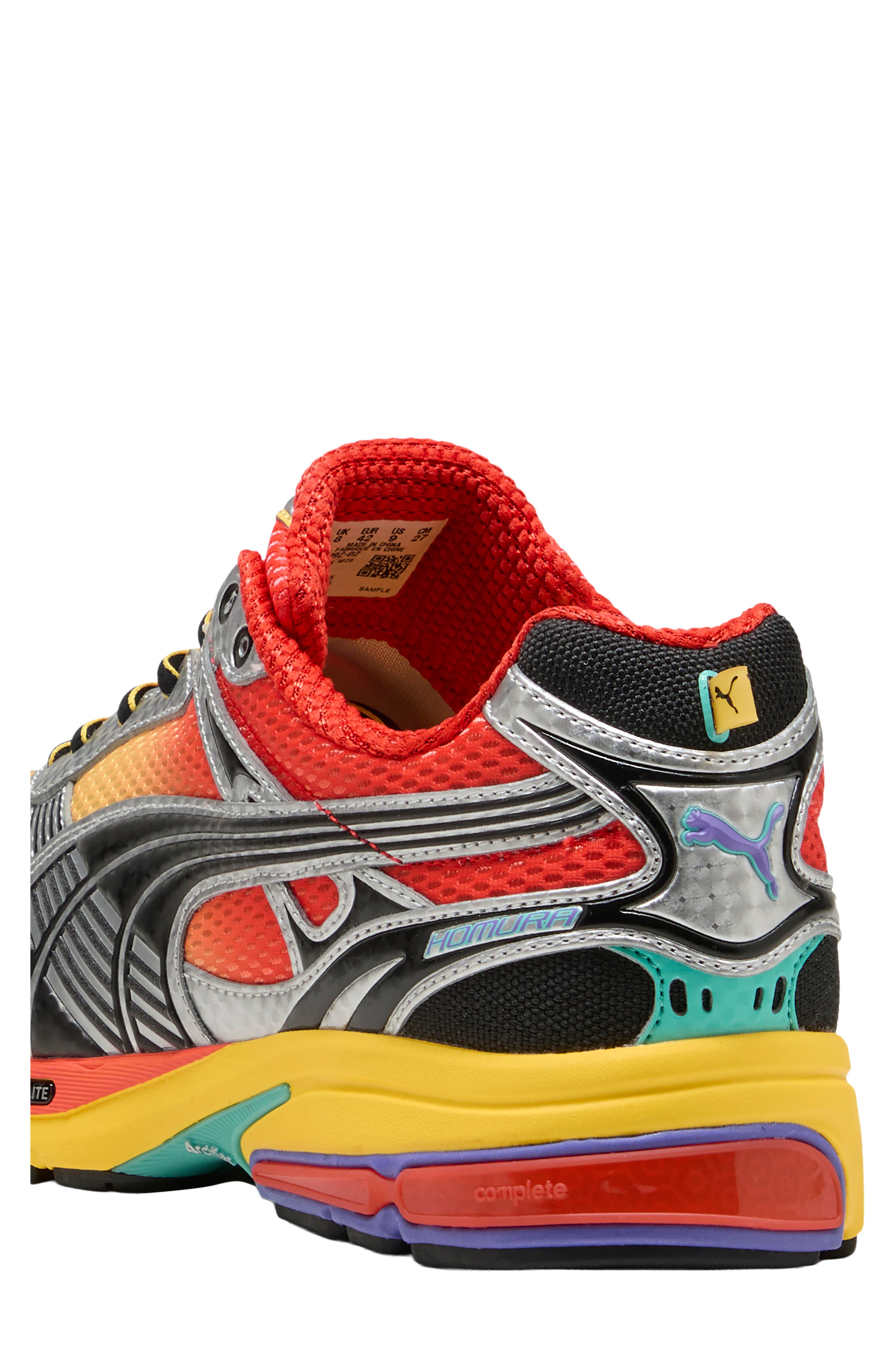 Homura OG+ Hyper Sneaker, Alternate, color, RED FLASH/ SUNNY YELLOW