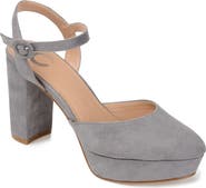 Journee Collection JOURNEE Roslynn Almond Toe Pump