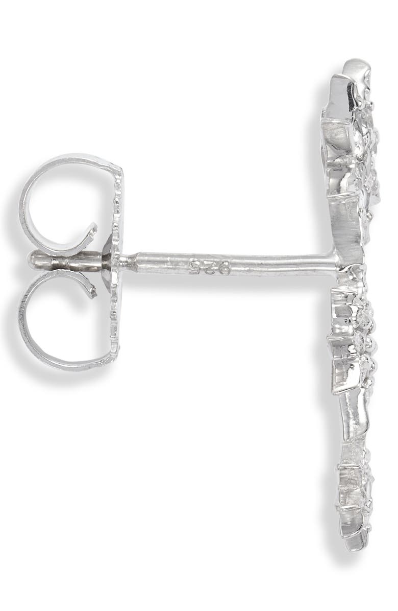 Anzie North Star Sapphire Linear Stud Earrings, Alternate, color,