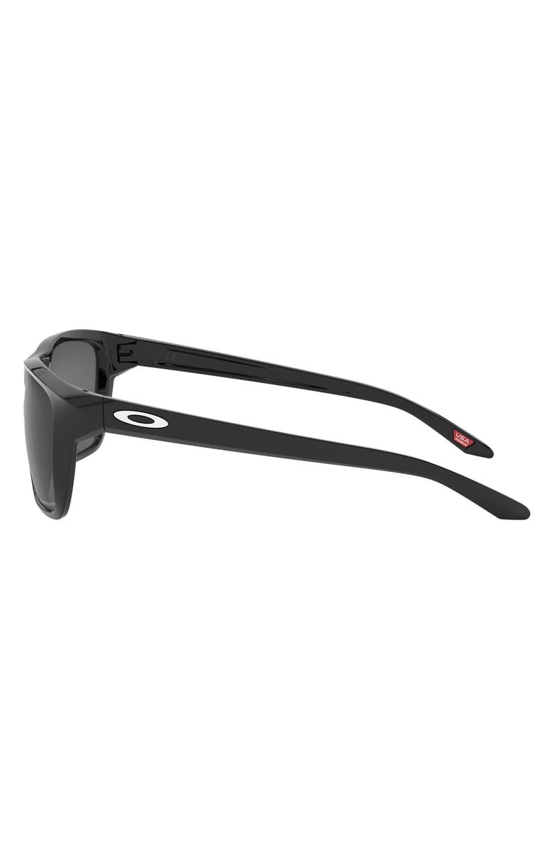 Oakley Sylas 58mm Prizm<sup>™</sup> Polarized Sunglasses, Alternate, color, Rubber Black