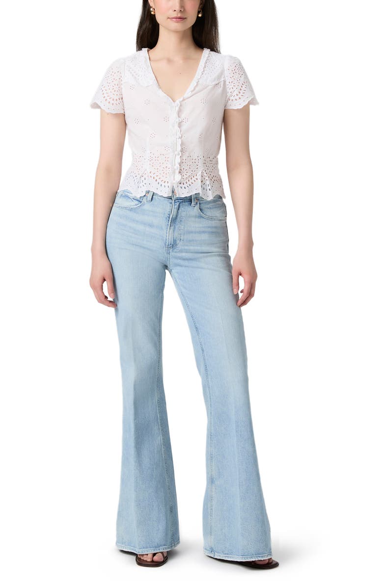 PAIGE Marlow Reverse Seame Flare Trouser Jeans, Alternate, color, 