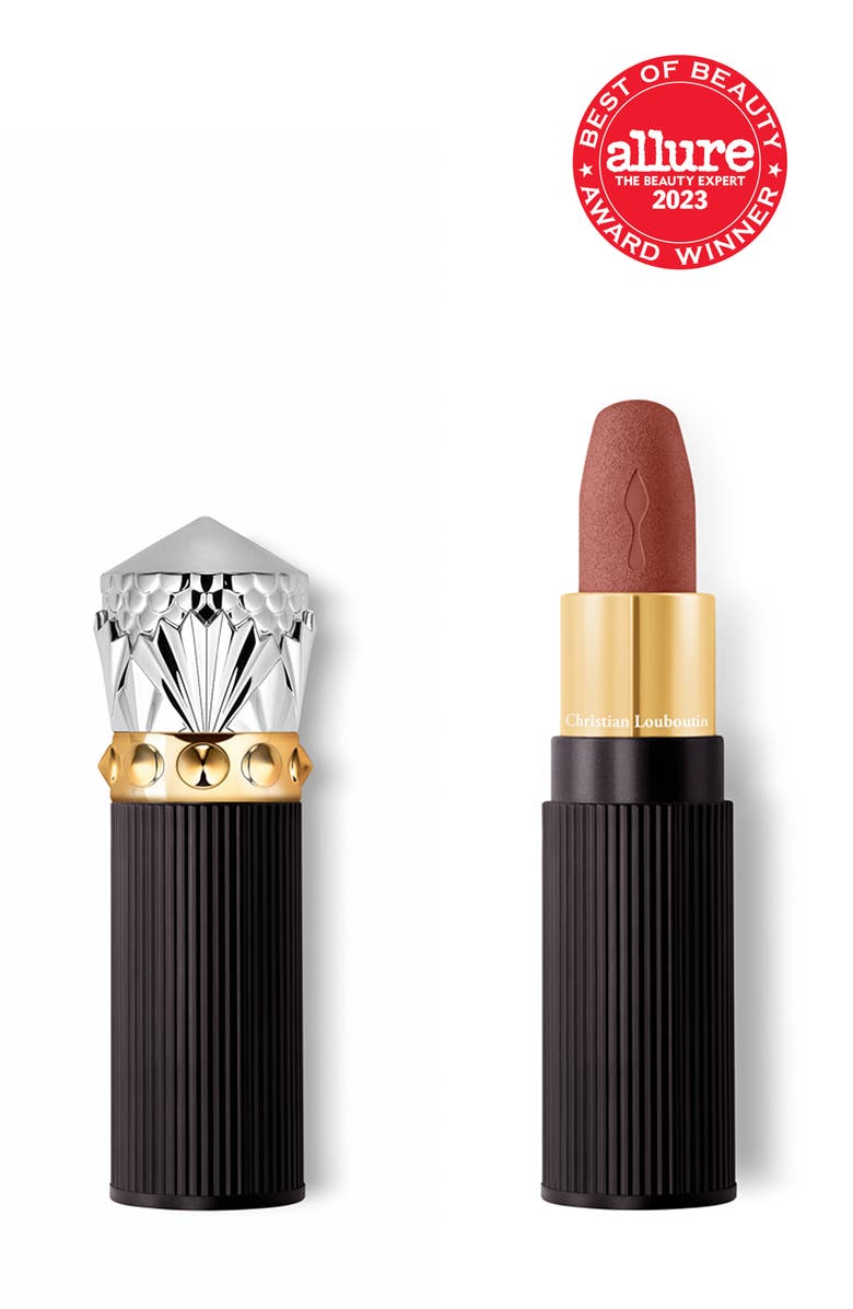 Christian Louboutin Rouge Louboutin Velvet Matte On the Go Lipstick, Alternate, color, Beige Very Gil 015